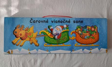 Leporelo "čarovné vianočné sane ", 