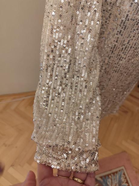 Flitrované šaty little pieces, 146