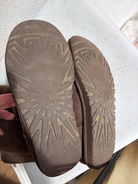 Ugg hnede kozene cizmy snehule 37 zateplene, ugg,37
