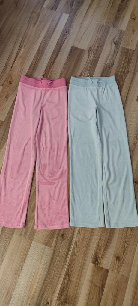 Velúrové tepláky, h&m,140