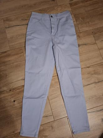 Bledomodre riflove nohavice, 36