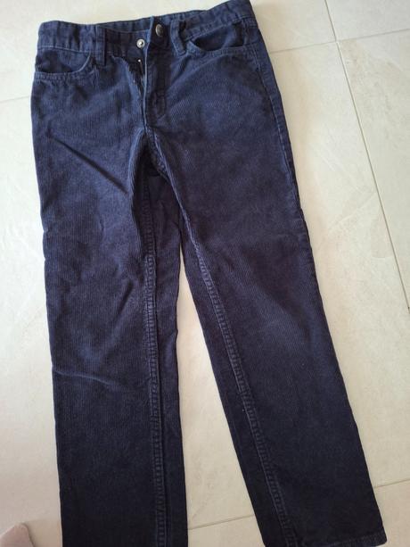 Tmavomodre mencestraky, h&m,128
