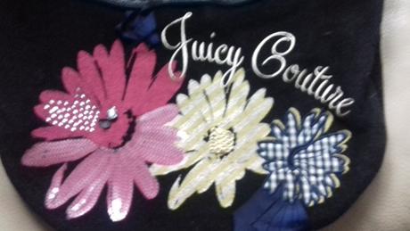 Kabelka semišová, krasna zn. juicy couture,