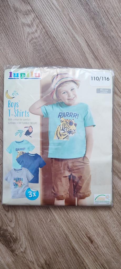 Nové tričká lupilu 110/116, lupilu,110