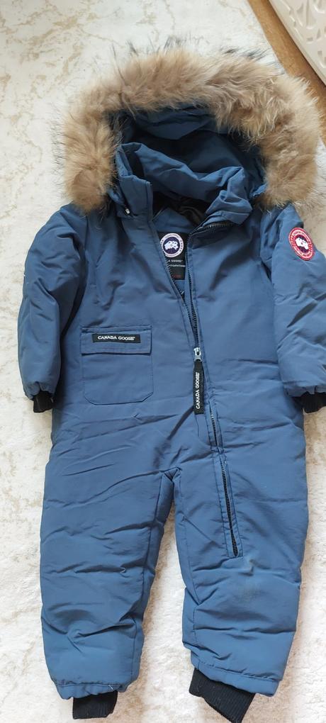 Páperový overal s pravou košušinkou canada goose, 98
