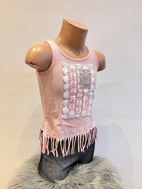 Dievčenské tielko so strapcami (92), original marines,92