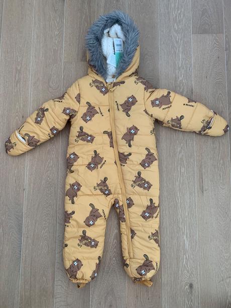 Detský zimný overal unisex 98, pepco,98