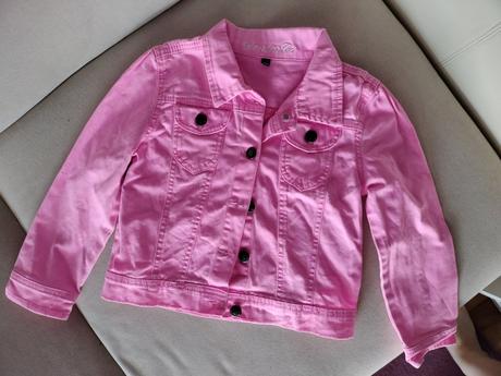 Ružová riflova bunda, denim co,128