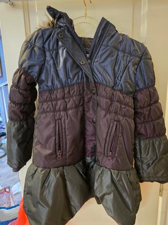 Tmavomodrá bunda 128, 128