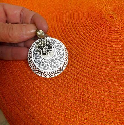 Filigránové náušnice - etno/boho štýl, 