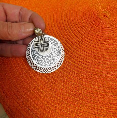 Filigránové náušnice - etno/boho štýl, 