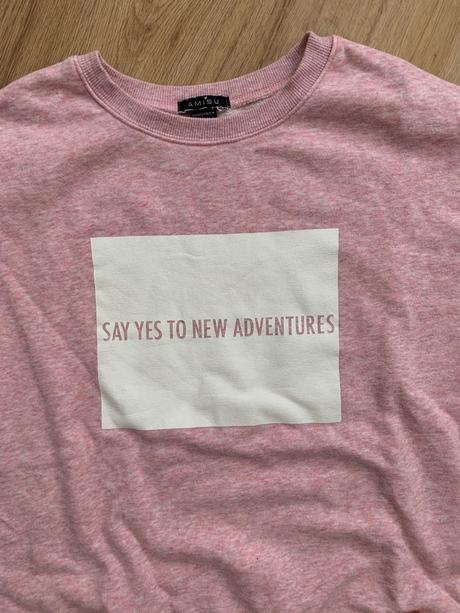 Ružová mikina, amisu,m