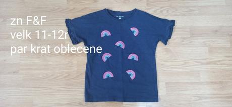 Tričká 146/152, 6 ks, 146