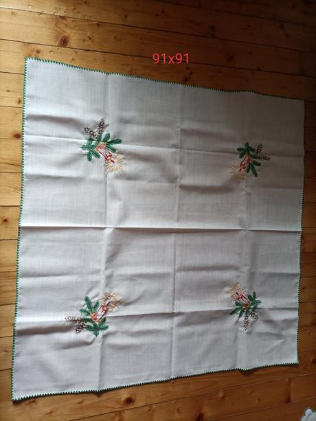 Retro sada- obrus a prestierania,