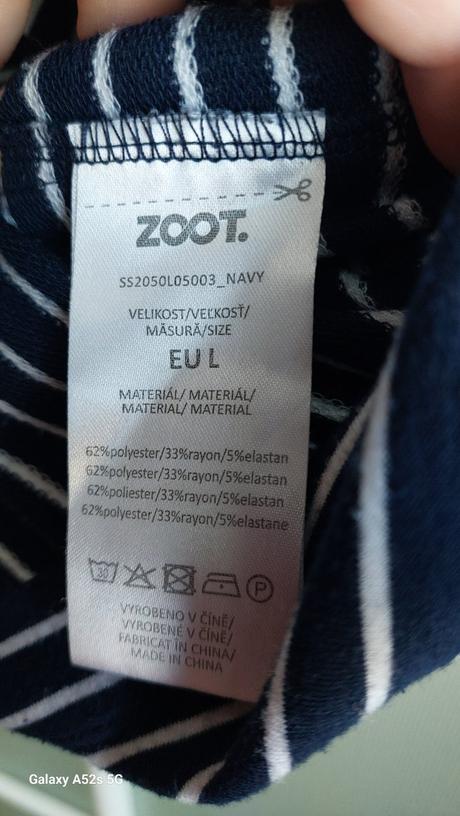 Pohodlné tričko zoot 42/l, l