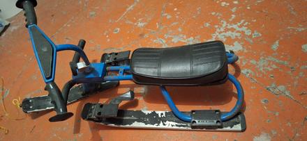 Retro sane snezny skuter, 