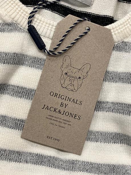 Pánsky pásikavý sveter jack jones (s), s