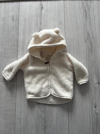 Hebučká krémová mikina, h&m,62