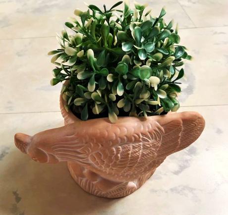 Terakotová naturálna dekorácia,