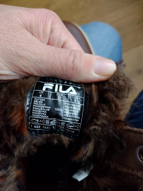Prechod až mierna zima topánky fila, fila,37