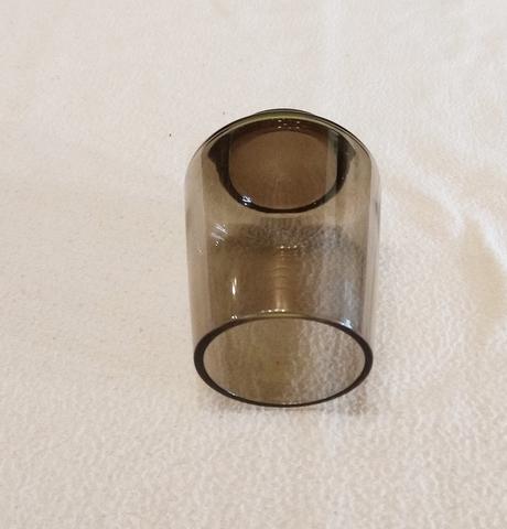 5x pohar, dymove sklo, 