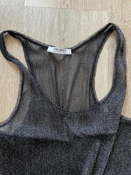 Zara priehľadný top, zara,s