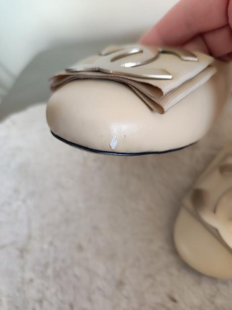 Dámske kožené balerínky, 39