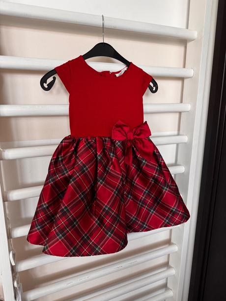 Vianočné šaty top stav 4-6 rokov, h&m,122