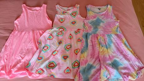 Letné šaty ff- 3 ks-veľ.140-super stav, f&f,140