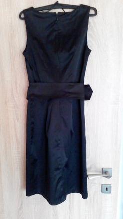 Biznis cierne saty na opasku h&m 36, h&m,s