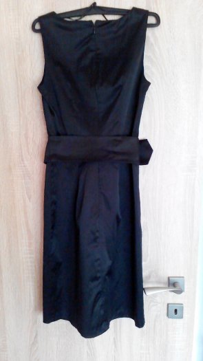 Biznis cierne saty na opasku h&m 36, h&m,s