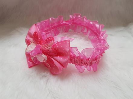 Ružový podväzok - novy, l