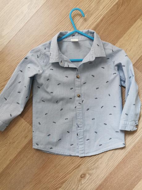 Košeľa s dopravnými prostriedkami, h&m,92