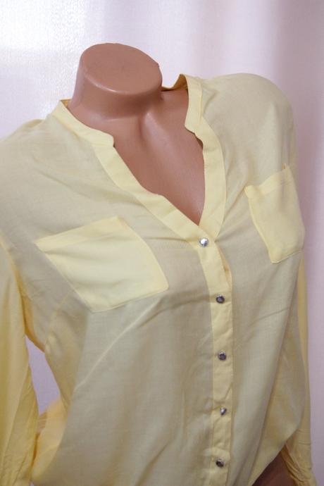 Žltá blúzka z viskózy, m, m