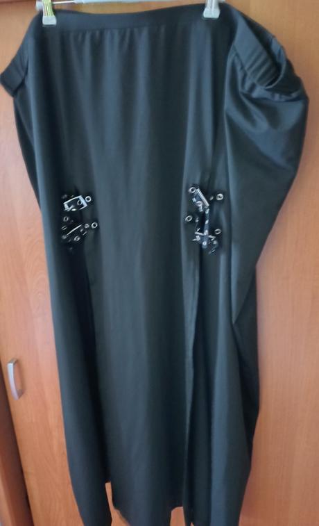 Damska čierna maxisukna xxxl, xxxl