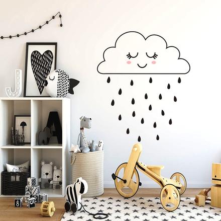 Nálepka na stenu - obláčik, 