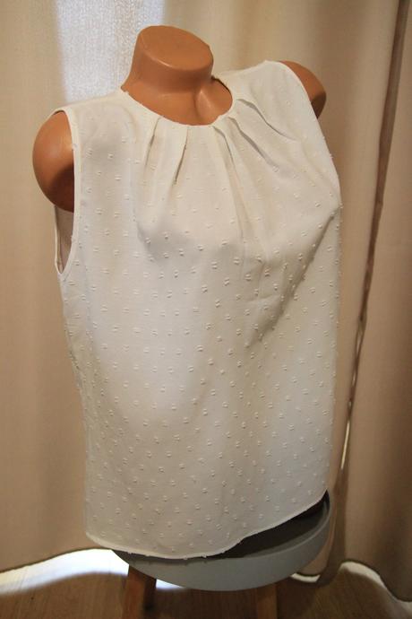 Elegantný biely top, l, l
