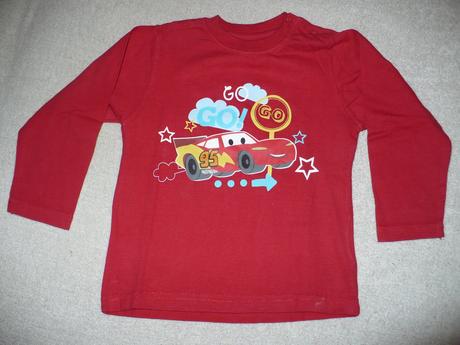 Tričko cars dlhý rukáv, 86