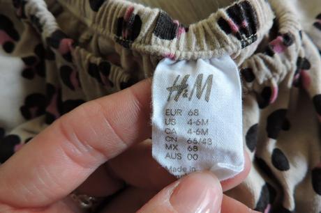 Šatky - tunika, h&m,68