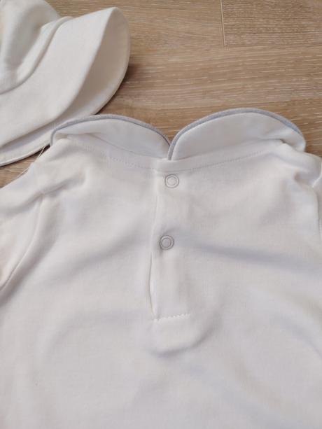 Nový letný kraťasový overal s klobúčikom, disney,74