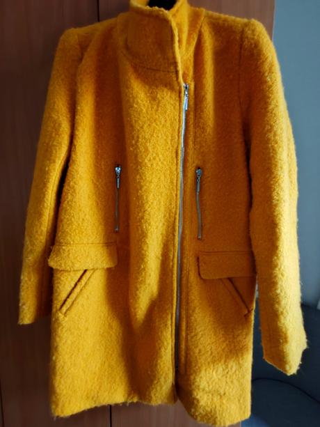 Zimný kabát s vlnou, mohito,38