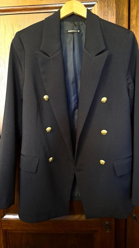 Tmavomodré sako s, s