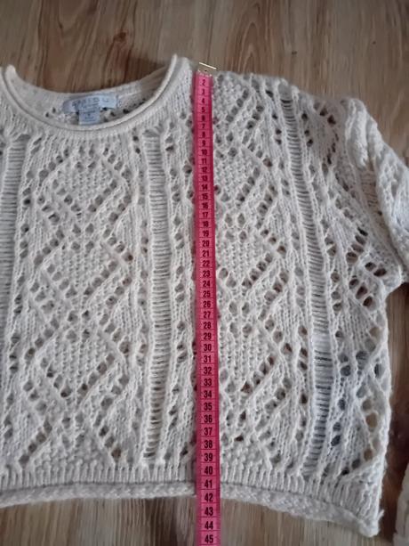 Krátky oversize sveter, amisu,s