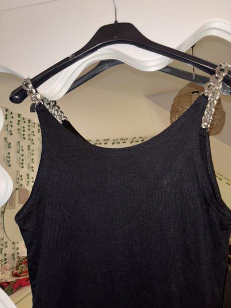 Rebrovane šaty s retiazkou s/m, m / s