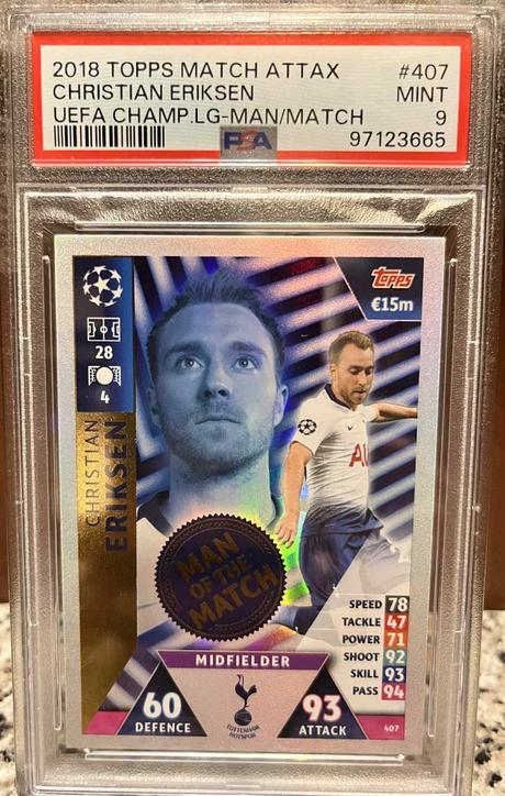 Futbalová karta - christian eriksen, 