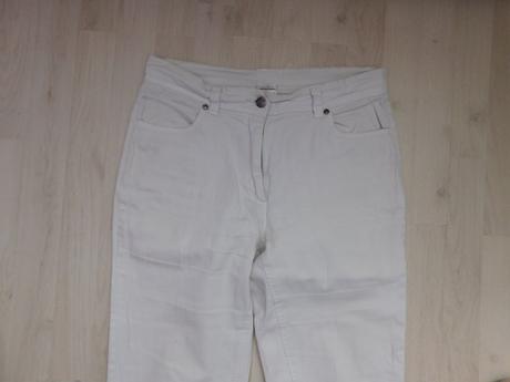 Biele nohavice l , l