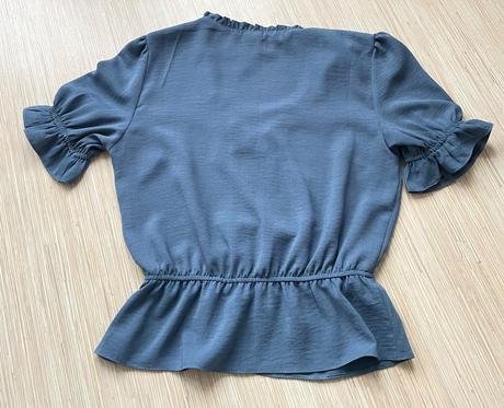 Modra volanova bluzka topshop, topshop,36