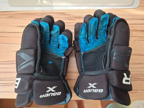 Hokejove rukavice bauer 13" - pekny stav, bauer,s