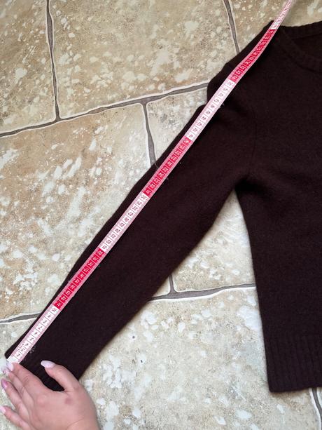 Vlnený čokoládovo hnedý sveter reserved, reserved,xs