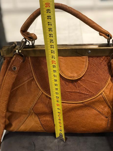 Retro kožená kabelka,